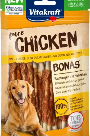 Vitakraft Chicken Bonas Stick Kippenvlees - hondensnack - 80 gram Direct Verzonden